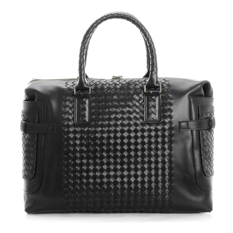 Bottega Veneta intrecciato briefcase 399805 black